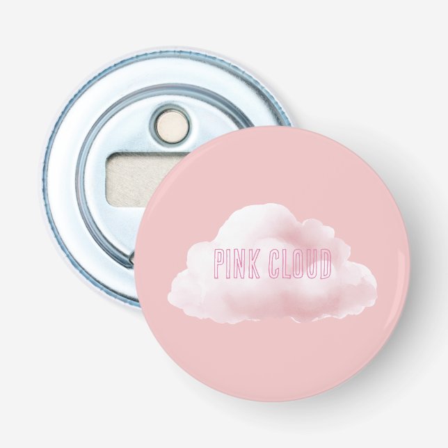 Pink Cloud Bottle Opener (Front)