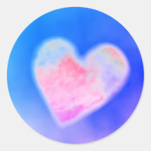 PINK CLOUD HEART Sticker