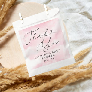 Pink Cloud Nine Baby Shower Favour Bags