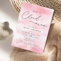 PinK Cloud Nine Baby Shower