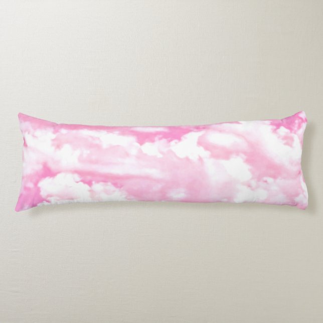 Pink Clouds Decor ready to customise Body Cushion (Front)