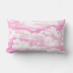 Pink Clouds Decor ready to customise Lumbar Cushion