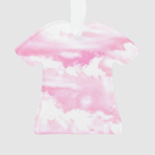 Pink Clouds Fashion Background Ornament
