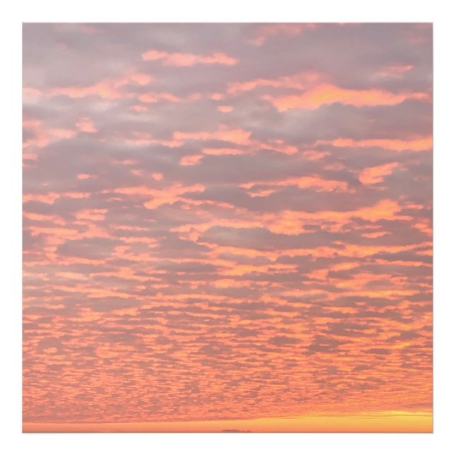 Pink Clouds Photo Enlargements Print (Front)