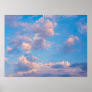 Pink Clouds - Rimini, Italy Poster