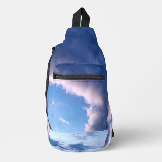 Pink clouds sling bag (Front)