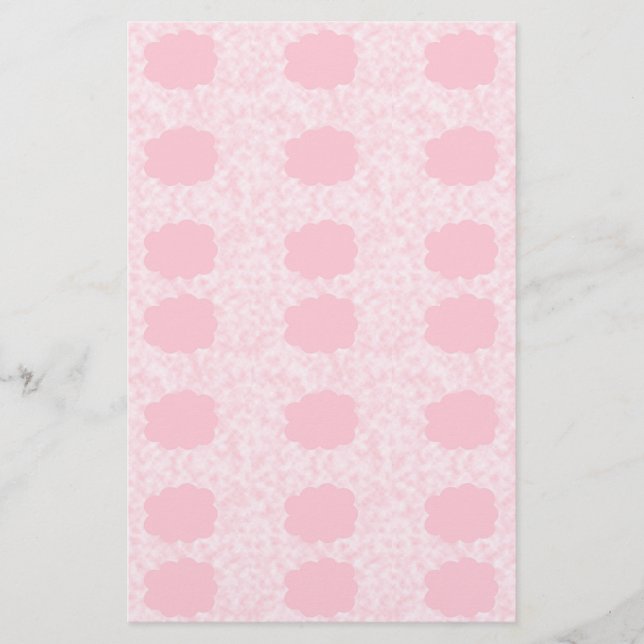 Pink Clouds Stationery (Front)