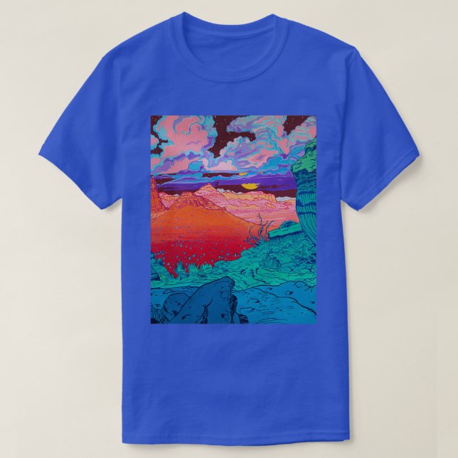 Pink Clouds T-Shirt (Design Front)