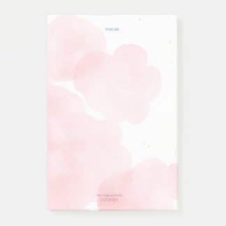 Pink Clouds To Do List Pad Post-it Notes
