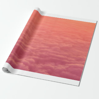 Pink Clouds Wrapping Paper