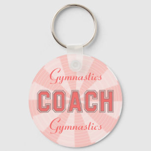 Pink Coach Key Ring