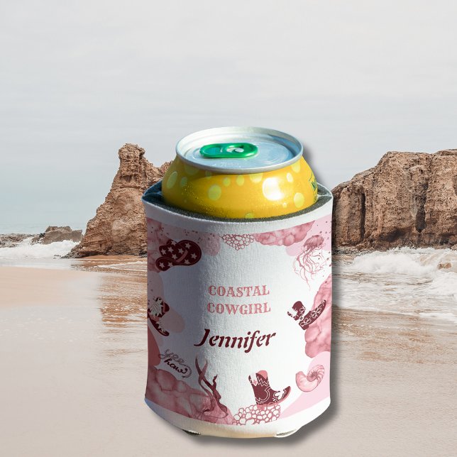 pink coastal cowgirl can cooler (Creator Uploaded)