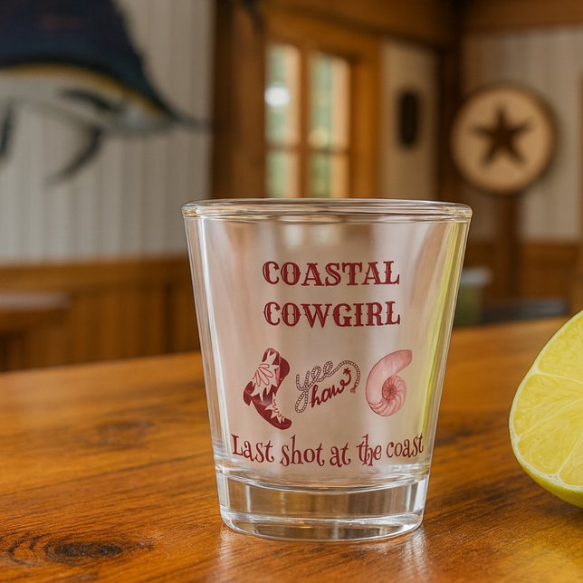 pink coastal cowgirl shot glass (Creator Uploaded)