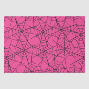 Pink Cobweb Halloween  Tissue Paper
