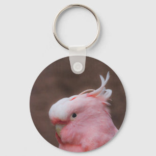 Pink Cockatoo Key Ring