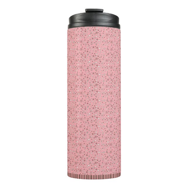 Pink coffee collection thermal tumbler (Front)