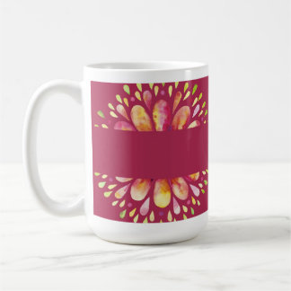 Pink coffee mug