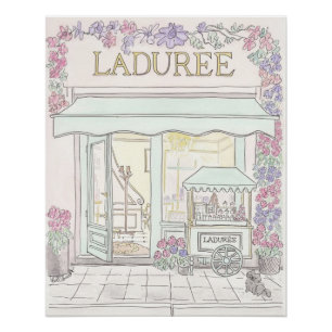 Pink, collage, coquette, preppy, trendy, coastal, poster