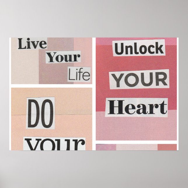 Pink Collage Poster (Front)