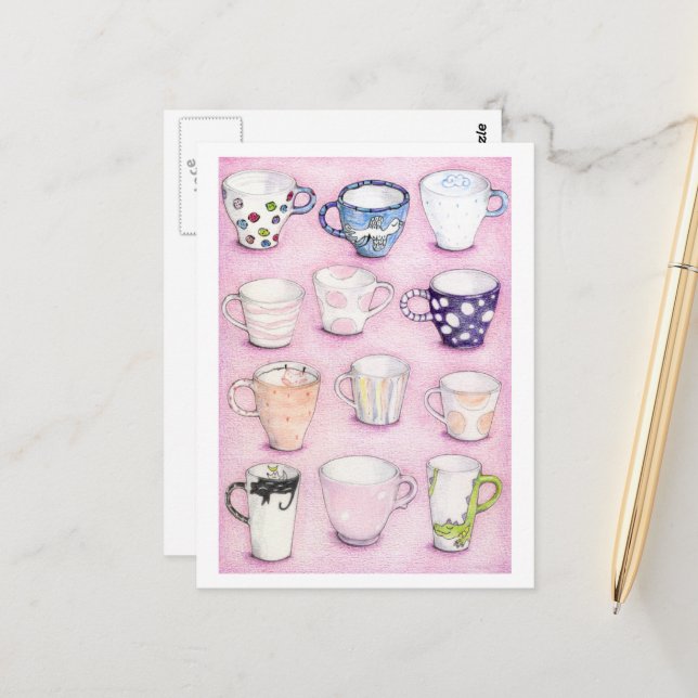 Pink Collection Postcard (Front/Back In Situ)