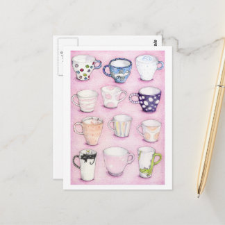Pink Collection Postcard