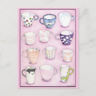 Pink Collection Postcard