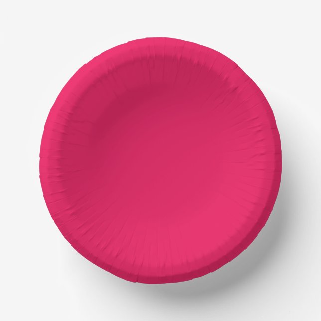 Pink Color Paper Plate (Front)