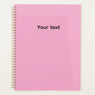 Pink Color Personalized Planner