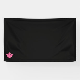 pink colour illustration Vinyl Banner