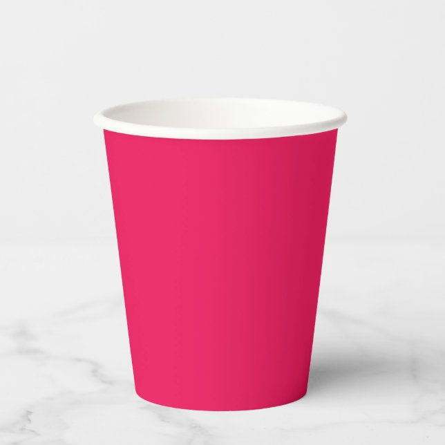 Pink Colour Paper Cups (Front)