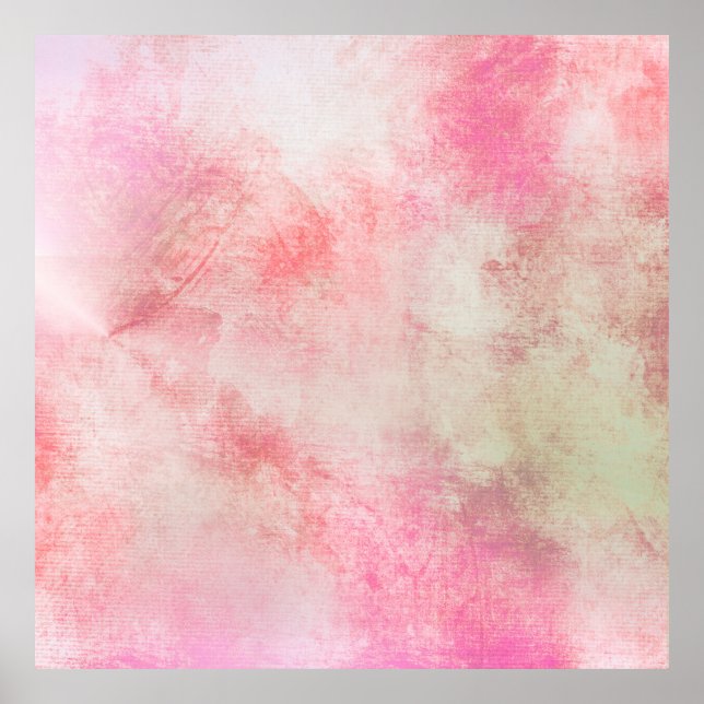 Pink colourful background poster (Front)