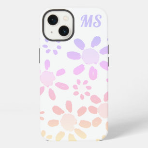 Pink Colourful Daisy Flowers Watercolor Girly iPhone 13 Case
