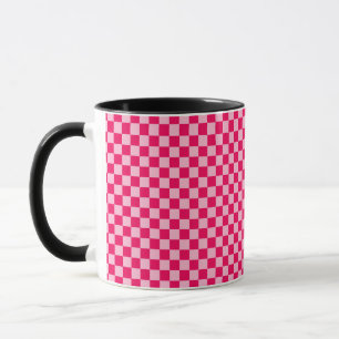 Pink Combination Classic Chequerboard by STaylor Mug