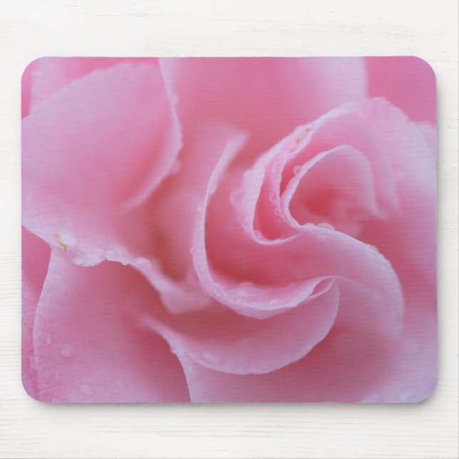 Pink Common Camellia Mouse Mat (Front)