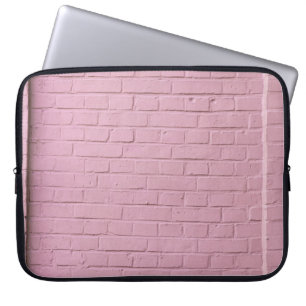 Pink concrete wall laptop sleeve