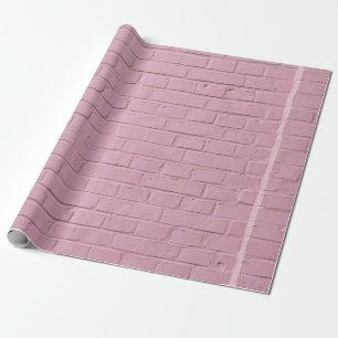 PINK CONCRETE WALL WRAPPING PAPER