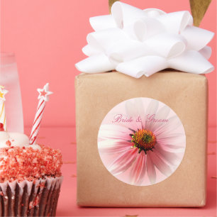 Pink ConeFlower Sticker