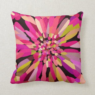 Pink Confetti Flower Cushion