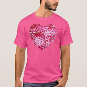 Pink Confetti Hearts T-Shirt