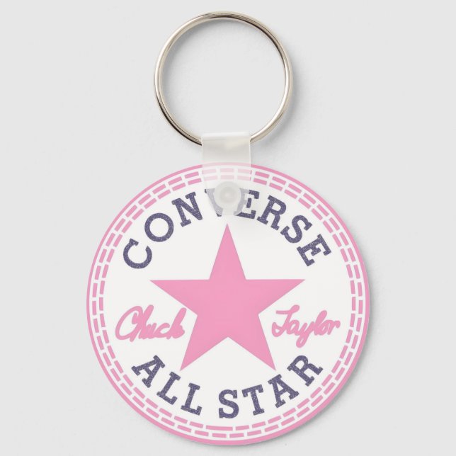 Pink Converse All Star Key Ring (Front)