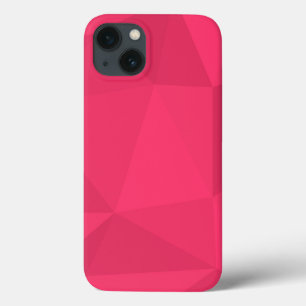 Pink, cool, unique, trendy triangle illustration iPhone 13 case