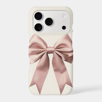 Pink Coquette Bow iPhone Case | Romantic Girly