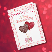 Pink Coquette Bow & Lollipop,Photo Valentine's Day