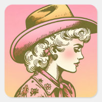 Pink Coquette Diva Retro Cowgirl