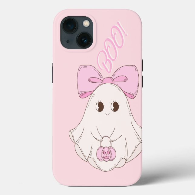 Pink Coquette Ghost  Case-Mate iPhone Case (Back)