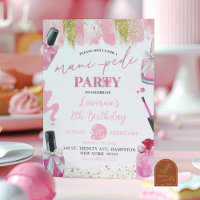 Pink Coquette Mani-Pedi Spa Make Up Birthday Party