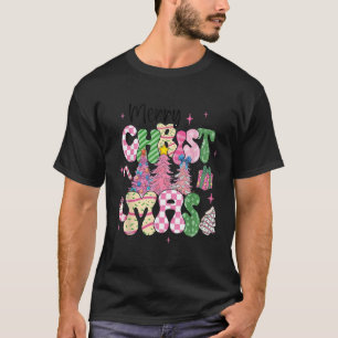Pink Coquette Merry Christmas Tis the Season Candy T-Shirt