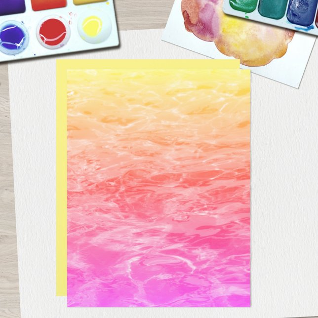 Pink Coral and Orange Marbled Scrapbook Paper (Creator Uploaded)