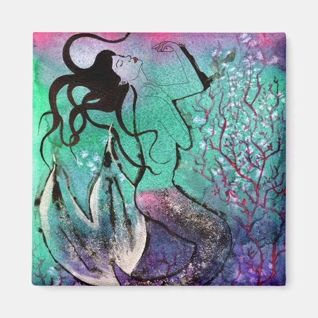 Pink Coral Magnet (Front)