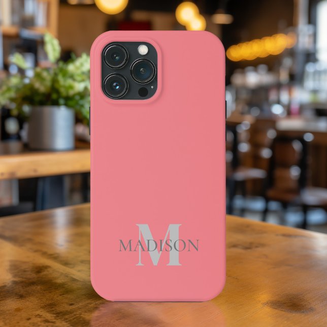 Pink Coral Personalised Case-Mate iPhone Case (Creator Uploaded)